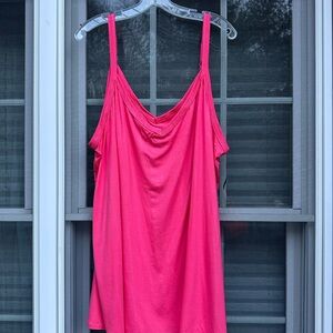 Torrid Super Soft Knits Coral Paradise Swing Tank Cami Size 5 New w/ tags